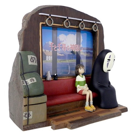 CADRE PHOTO CHIHIRO DAND LE TRAIN - LE VOYAGE DE CHIHIRO