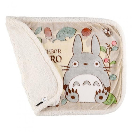 Plaid Feuilles et noisettes - Mon Voisin Totoro