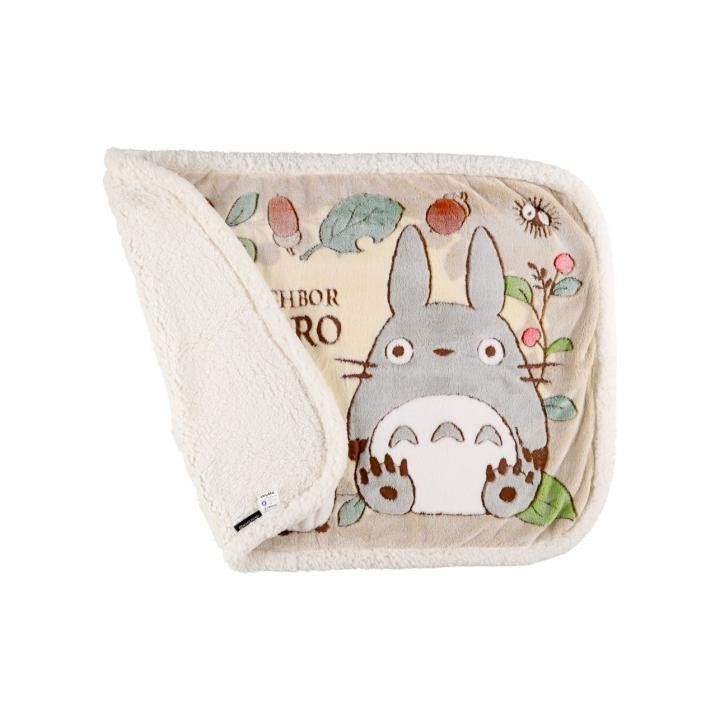 Plaid Feuilles et noisettes - Mon Voisin Totoro