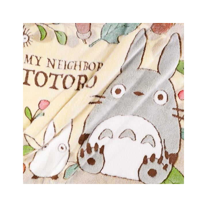 Plaid Feuilles et noisettes - Mon Voisin Totoro