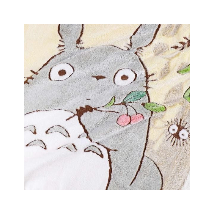 Grande couverture Feuilles et noisettes - Mon Voisin Totoro