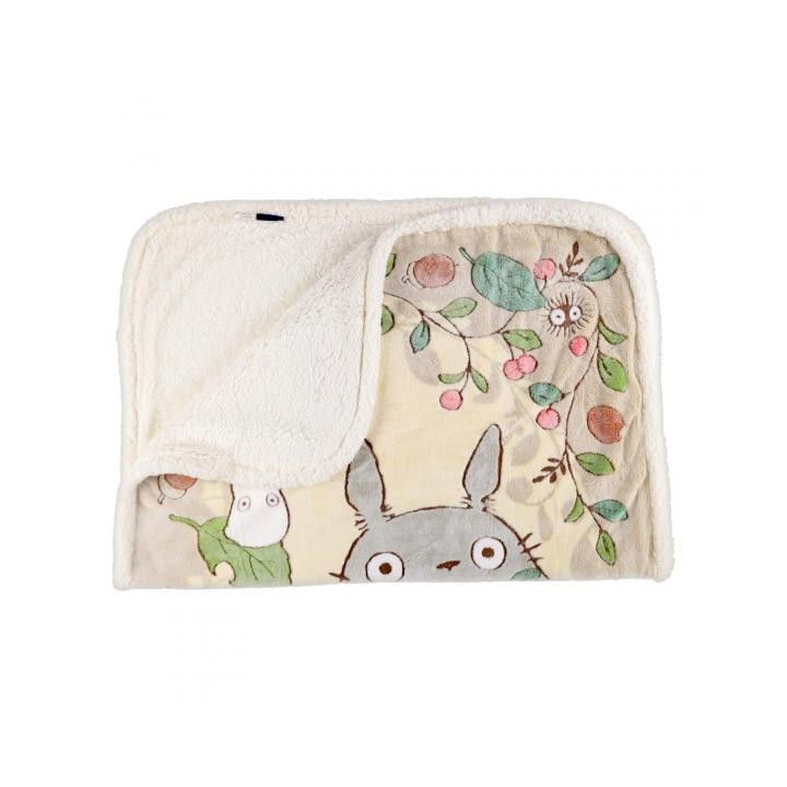 Grande couverture Feuilles et noisettes - Mon Voisin Totoro