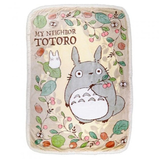 Grande couverture Feuilles et noisettes - Mon Voisin Totoro