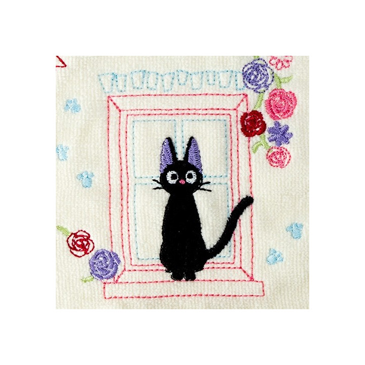Mini-serviette Jiji à la fenêtre 25x25 - Kiki la petite sorcière