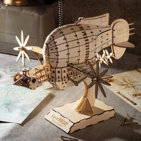 Maquette en bois Tiger Moth - Le Château dans le Ciel