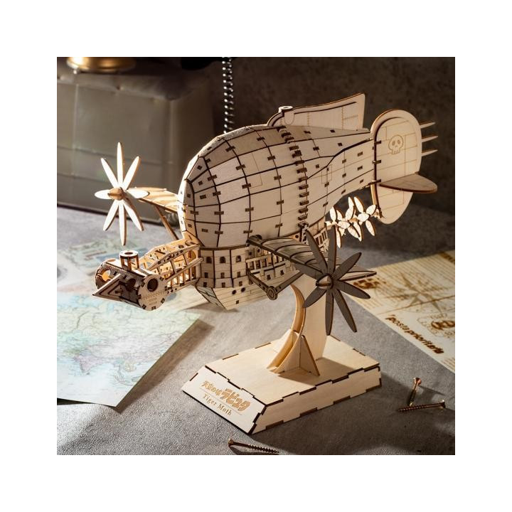 Maquette en bois Tiger Moth - Le Château dans le Ciel