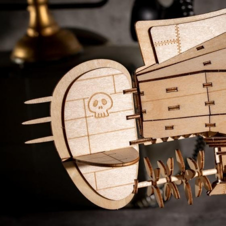 Maquette en bois Tiger Moth - Le Château dans le Ciel