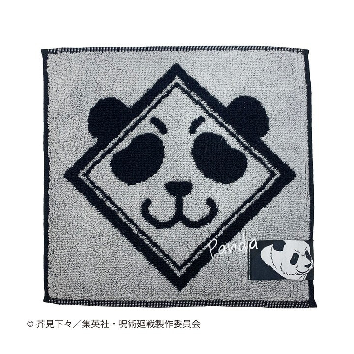 Mini Serviette Drumming Beat de Panda 25x25cm - Jujutsu Kaisen