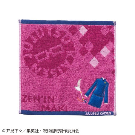 Mini Serviette Uniforme Maki Zenin 25x25cm - Jujutsu Kaisen