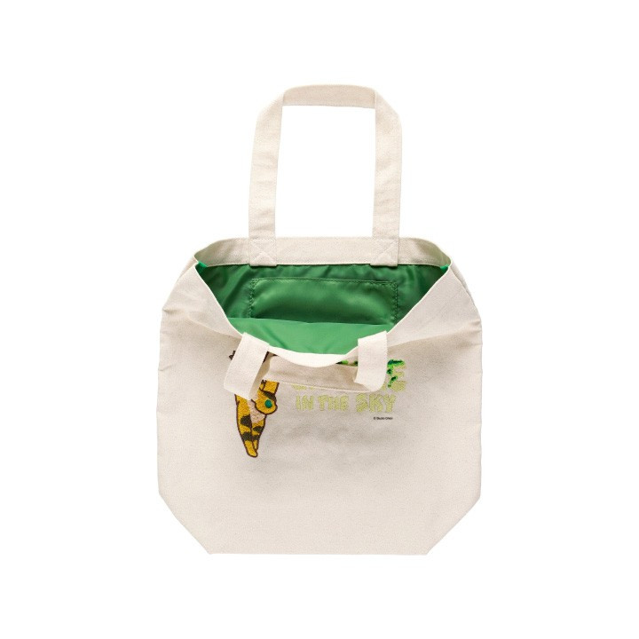 Tote Bag Brodé Le Monde silencieux - Le Château dans le Ciel