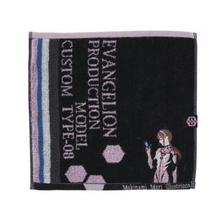 Mini Serviette Mari Makinami Illustrious & Evangelion Unité-08 25x25 
