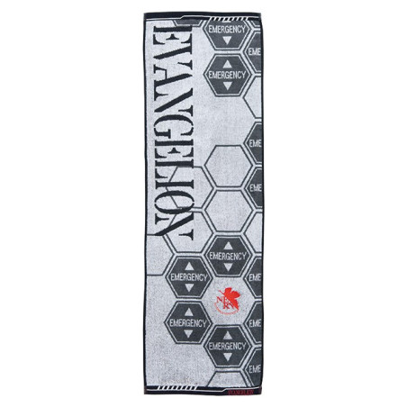 Serviette de sport Nerv Emergency 34x110 cm - Evangelion