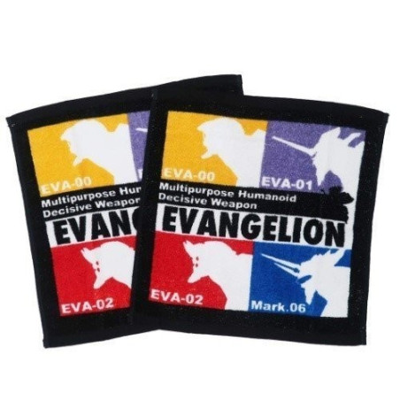 Serviette 2pcs L'équipe 34x35 cm - Evangelion