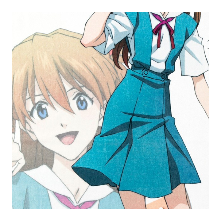 Serviette de bain Profil d'Asuka 70×140 cm - Evangelion