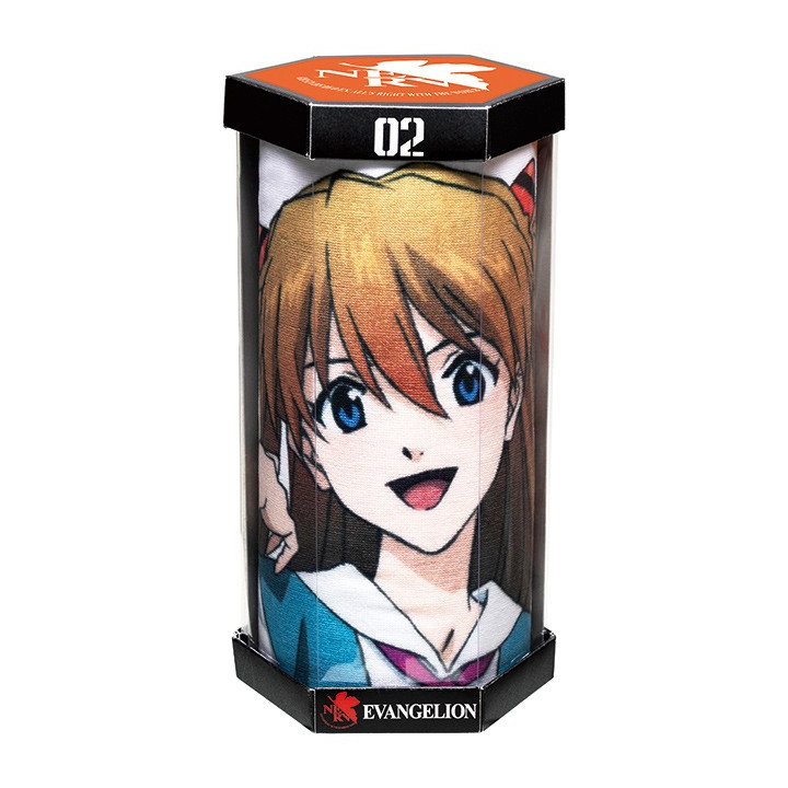 Serviette de bain Profil d'Asuka 70×140 cm - Evangelion