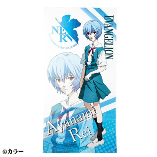 Serviette de bain Profil de Rei 70×140 cm - Evangelion