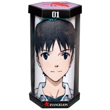 Serviette de bain Profil de Shinji 70×140 cm - Evangelion