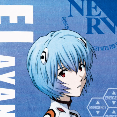 Serviette de bain Rei Plugsuit 70×140 cm - Evangelion