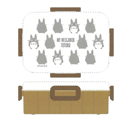 Bento 4 fermetures Totoro Silhouette - Mon Voisin Totoro