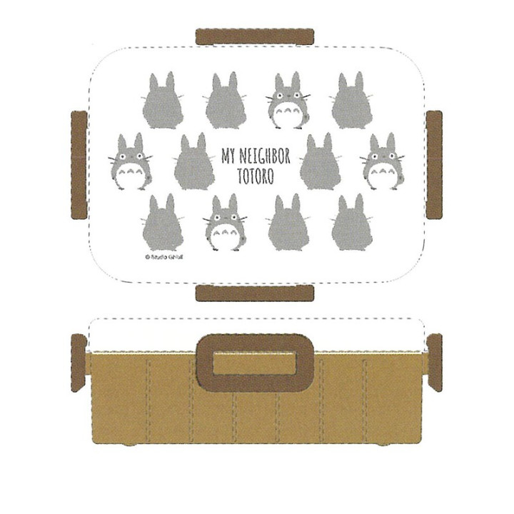 Bento 4 fermetures Totoro Silhouette - Mon Voisin Totoro