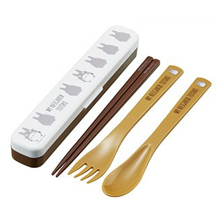 Set Baguettes Cuillère Fourchette Totoro Silhouette - Mon Voisin Toto