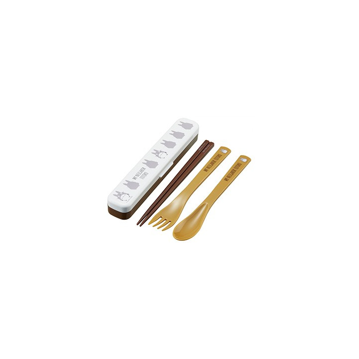 Set Baguettes Cuillère Fourchette Totoro Silhouette - Mon Voisin Toto