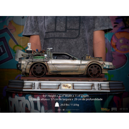 Delorean III - Back to  the future part III - Art scale 1/10