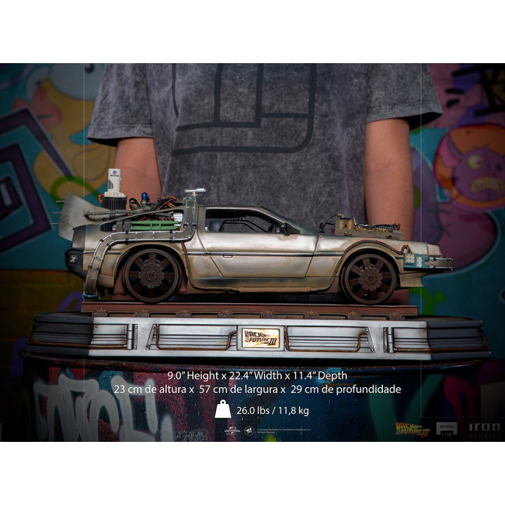 Delorean III - Back to  the future part III - Art scale 1/10