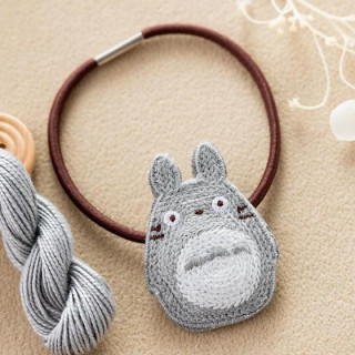 Serre-tête Broderie Totoro gris - Mon Voisin Totoro