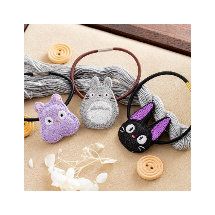 Serre-tête Broderie Totoro gris - Mon Voisin Totoro
