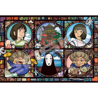 Puzzle Vitrail 1000 pcs Rue des merveilles - Le Voyage De Chihiro