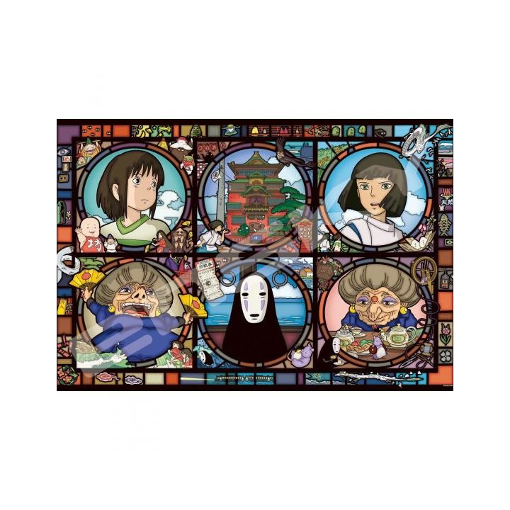 Puzzle Vitrail 1000 pcs Rue des merveilles - Le Voyage De Chihiro