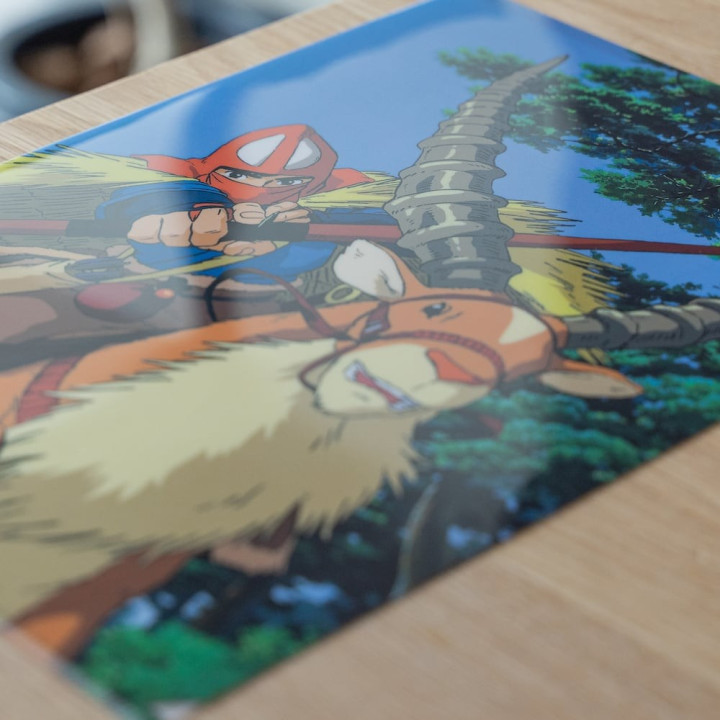 Chemise A4 Ashitaka et Yakkuru - Princesse Mononoké