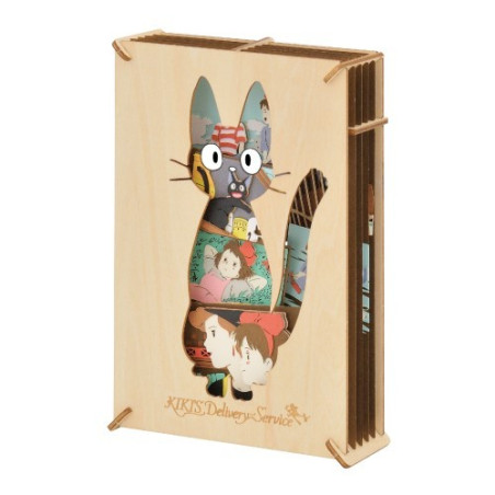 Théâtre de papier style bois - Kiki la petite sorcière