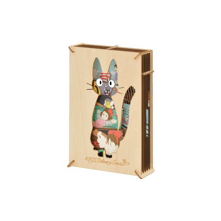Théâtre de papier style bois - Kiki la petite sorcière
