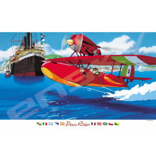 Puzzle 1000 Pcs Savoia dans le ciel - Porco Rosso