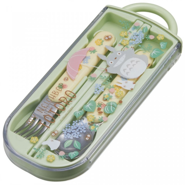 Set Baguettes Cuillère Fourchette Totoro Parapluie - Mon Voisin Totor