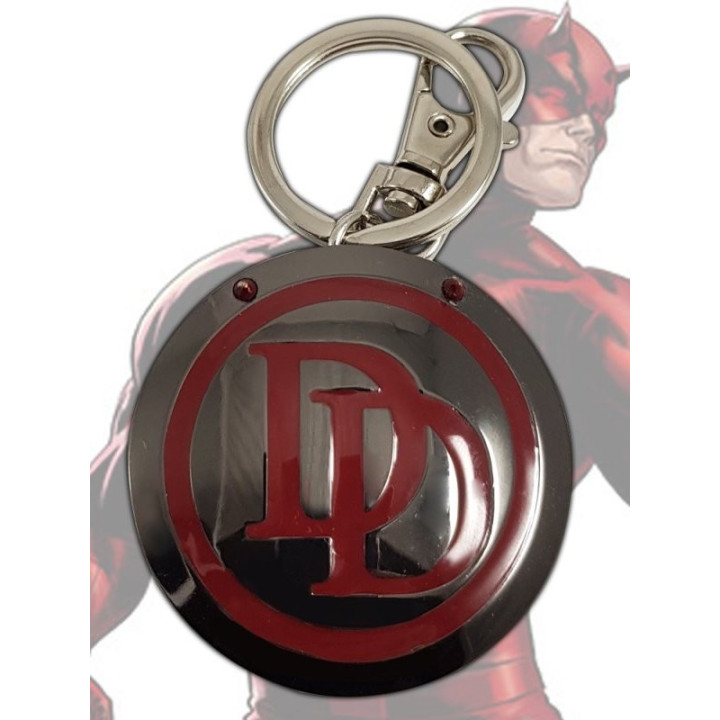 PORTE-CLÉS DAREDEVIL LOGO MÉTAL - MARVEL 