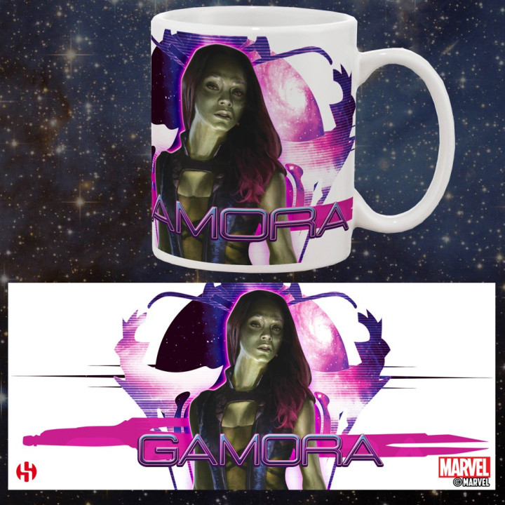 MARVEL MUG GAMORA  - GUARDENS DE LA GALAXIE 