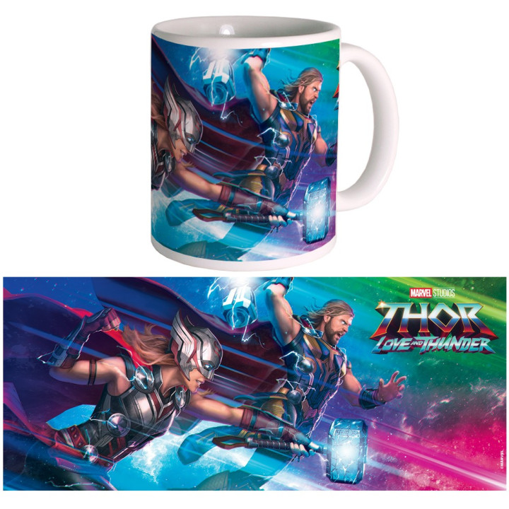Mug Marvel - Mighty and worthy - Thor love and thunder