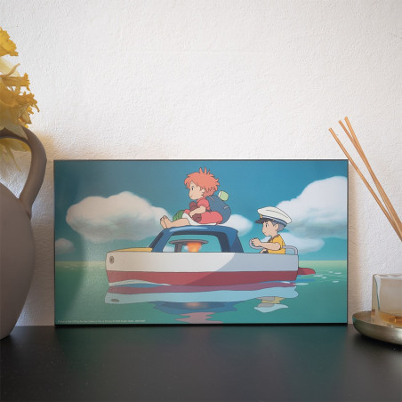 WOOD PANEL GHIBLI 02 - PONYO AND SOSUKE