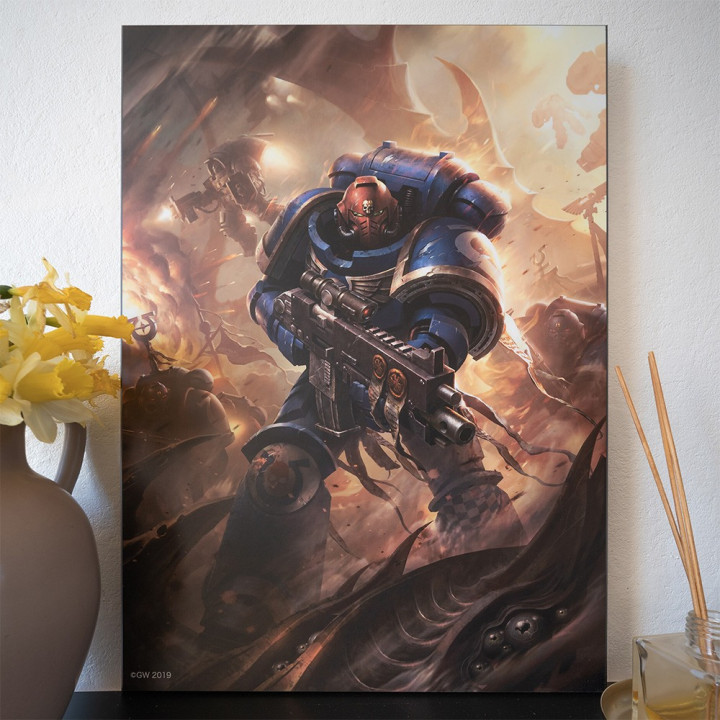 LAMINAGE 36.6x50 - ULTRAMARINE PRIMARIS - WARHAMMER 40K