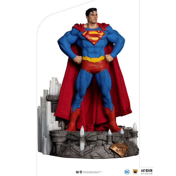 SUPERMAN UNLEASHED DELUXE - DC COMICS - ART SCALE 1/10