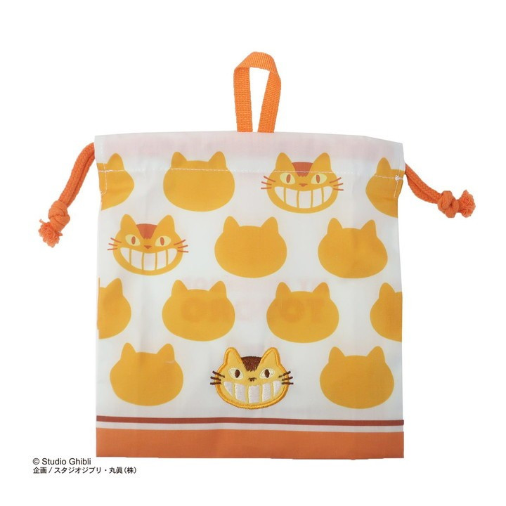 Sacoche à cordon Silhouette Chatbus 20 x 19 cm - Mon Voisin Totoro