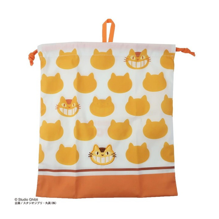 Sacoche à cordon Silhouette Chatbus 20 x 19 cm - Mon Voisin Totoro