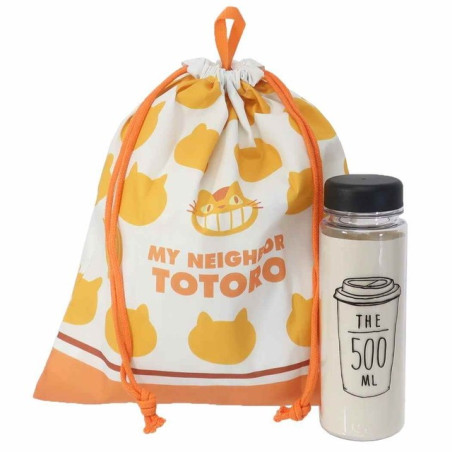 Sacoche à cordon Silhouette Chatbus 20 x 19 cm - Mon Voisin Totoro