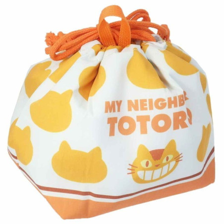 Sacoche à cordon Silhouette Chatbus 20 x 19 cm - Mon Voisin Totoro