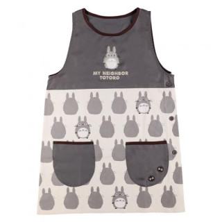 Tablier Silhouette Totoro Gris 84 x 61,5cm - Mon Voisin Totoro
