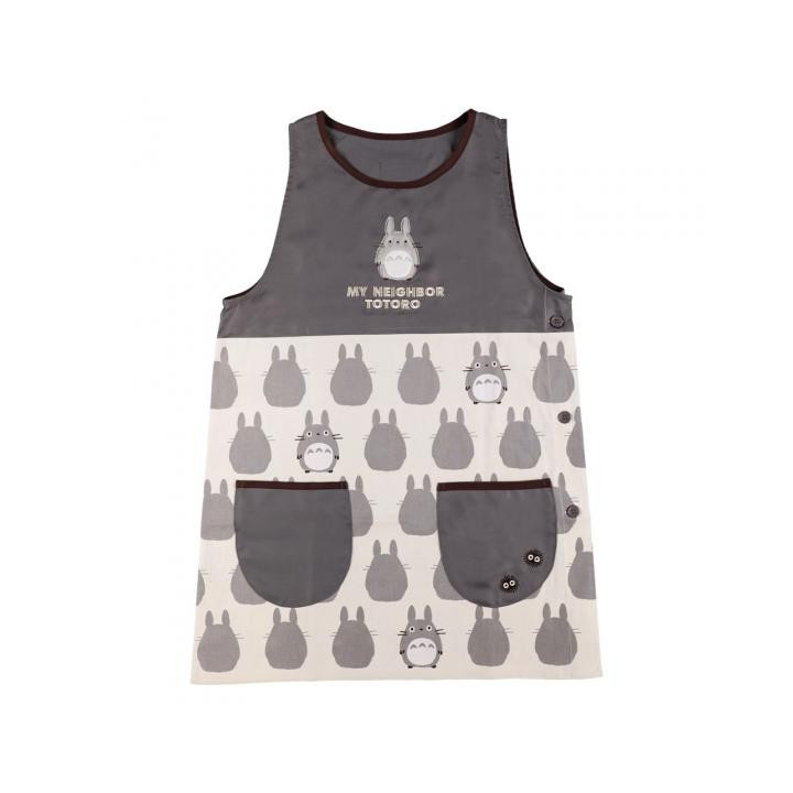 Tablier Silhouette Totoro Gris 84 x 61,5cm - Mon Voisin Totoro