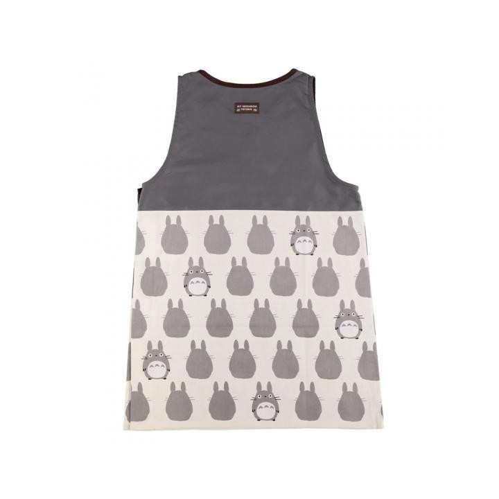 Tablier Silhouette Totoro Gris 84 x 61,5cm - Mon Voisin Totoro
